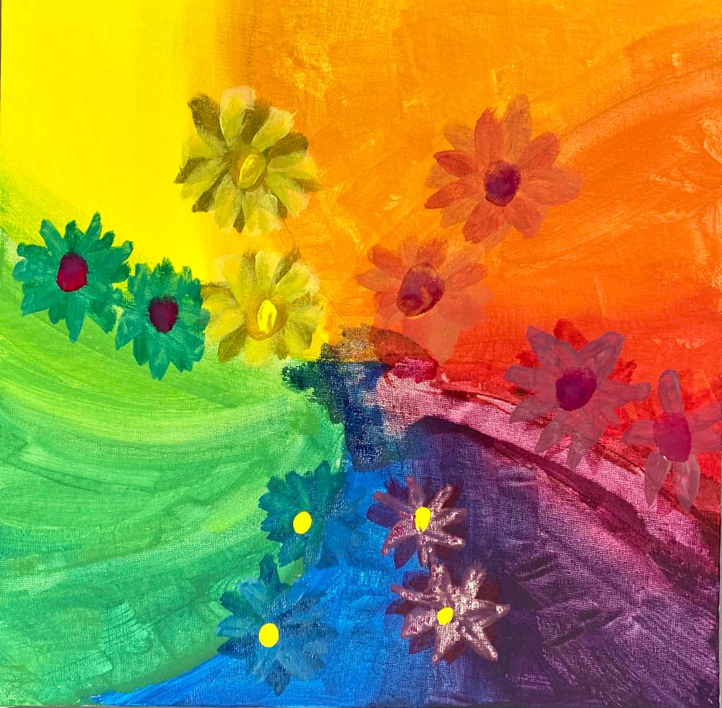 Kreativer Malkurs zum Thema Farben mischen